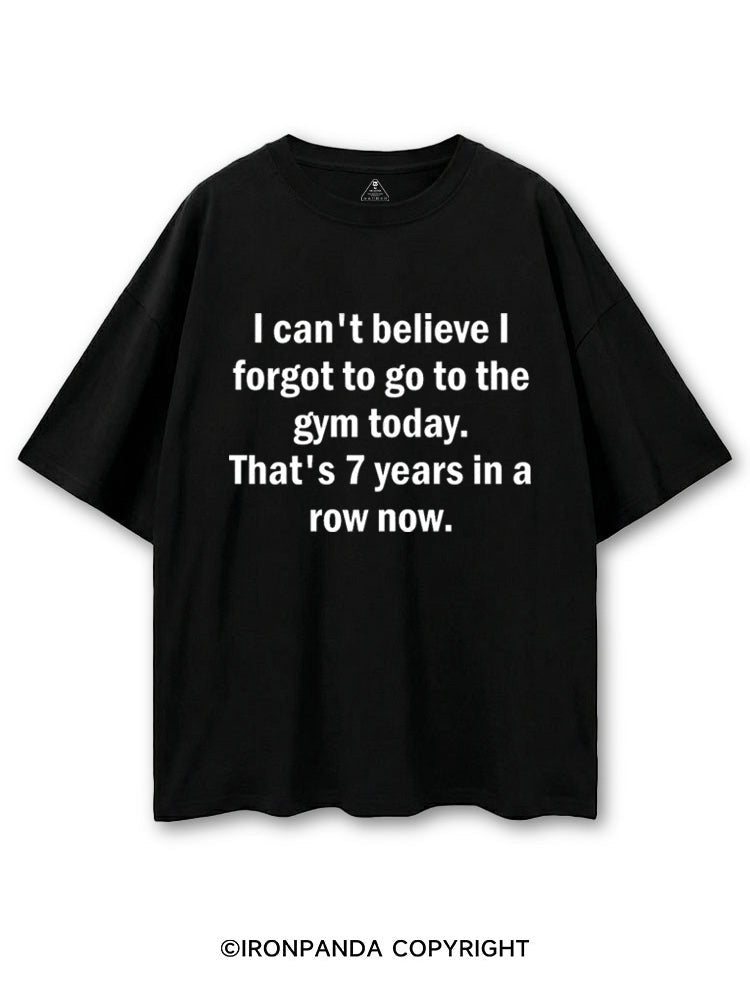 I CAN'T BELIEVE I FORGET TO GO TO THE GYM TODAY. THAT'S 7 YEARS IN A ROW NOW COTTON PUMP COVER