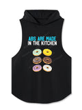 Donut Abs Are Made In The Kitchen Hooded Tank