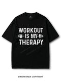 workout is my therapy COTTON PUMP COVER