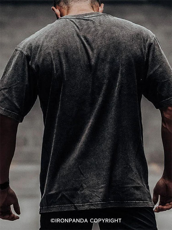 My Dog Is My Personal Traine Washed Gym Shirt